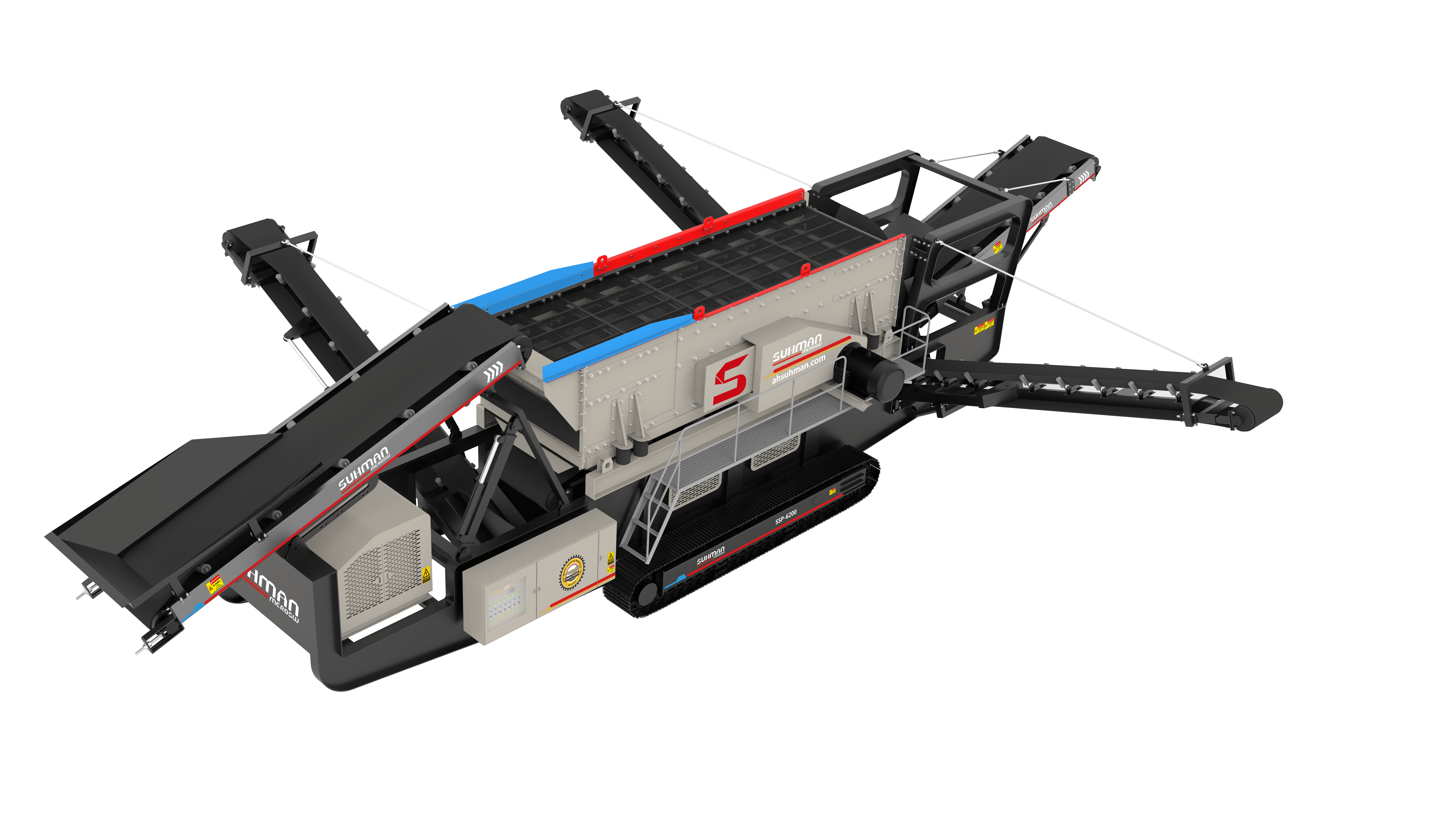 Horizontal Screens in Mining Site - High Efficiency Aggregate Screening Equipment