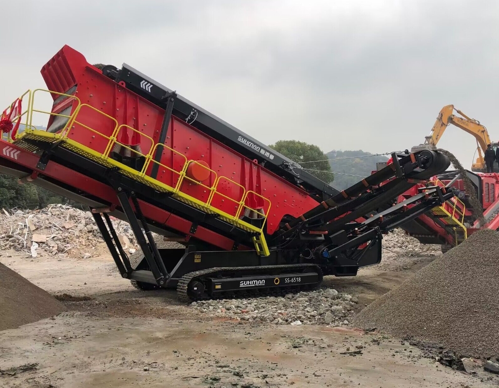 Screening Plant Conveyor System - SS-7018 Mobile Screener 3500mm Discharge Height